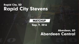 Matchup: Stevens vs. Aberdeen Central  2016