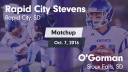 Matchup: Stevens vs. O'Gorman  2016