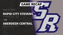 Recap: Rapid City Stevens  vs. Aberdeen Central  2016