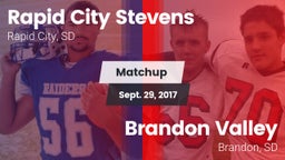 Matchup: Stevens vs. Brandon Valley  2017