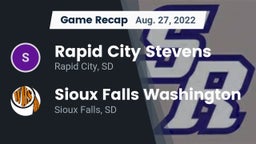 Recap: Rapid City Stevens  vs. Sioux Falls Washington  2022