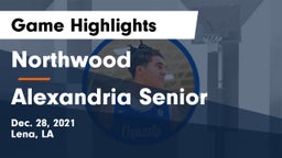 Northwood   vs Alexandria Senior  Game Highlights - Dec. 28, 2021