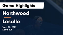 Northwood   vs Lasalle Game Highlights - Jan. 21, 2022