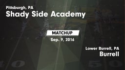 Matchup: Shady Side Academy vs. Burrell  2016