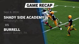 Recap: Shady Side Academy  vs. Burrell  2016