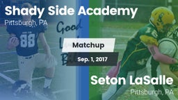 Matchup: Shady Side Academy vs. Seton LaSalle  2017