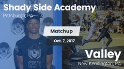 Matchup: Shady Side Academy vs. Valley  2017