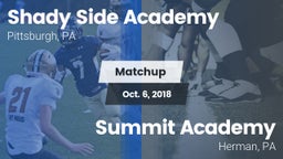Matchup: Shady Side Academy vs. Summit Academy  2018