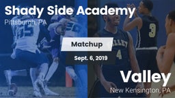 Matchup: Shady Side Academy vs. Valley  2019