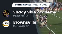Recap: Shady Side Academy  vs. Brownsville  2019