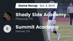 Recap: Shady Side Academy  vs. Summit Academy  2019