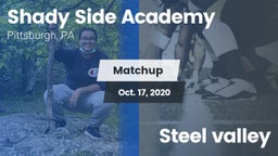 Matchup: Shady Side Academy vs. Steel valley  2020