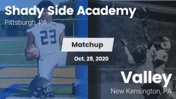 Matchup: Shady Side Academy vs. Valley  2020