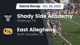 Recap: Shady Side Academy  vs. East Allegheny  2022