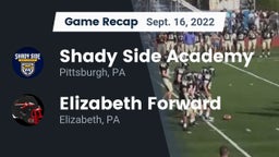 Recap: Shady Side Academy  vs. Elizabeth Forward  2022