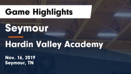 Seymour  vs Hardin Valley Academy Game Highlights - Nov. 16, 2019