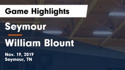 Seymour  vs William Blount  Game Highlights - Nov. 19, 2019