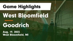 West Bloomfield  vs Goodrich  Game Highlights - Aug. 19, 2023