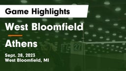 West Bloomfield  vs Athens  Game Highlights - Sept. 28, 2023