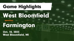West Bloomfield  vs Farmington  Game Highlights - Oct. 10, 2023