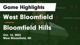 West Bloomfield  vs Bloomfield Hills  Game Highlights - Oct. 14, 2023
