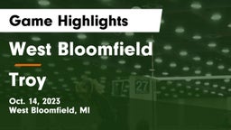 West Bloomfield  vs Troy  Game Highlights - Oct. 14, 2023