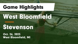 West Bloomfield  vs Stevenson  Game Highlights - Oct. 26, 2023