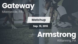 Matchup: Gateway vs. Armstrong  2016