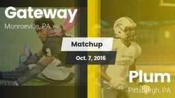 Matchup: Gateway vs. Plum  2016