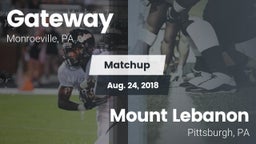 Matchup: Gateway vs. Mount Lebanon 2018