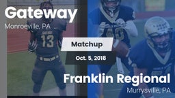 Matchup: Gateway vs. Franklin Regional  2018