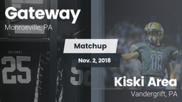 Matchup: Gateway vs. Kiski Area  2018