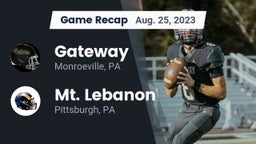 Recap: Gateway  vs. Mt. Lebanon  2023