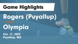 Rogers  (Puyallup) vs Olympia  Game Highlights - Oct. 17, 2023