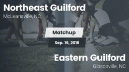 Matchup: Northeast Guilford vs. Eastern Guilford  2016