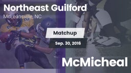 Matchup: Northeast Guilford vs. McMicheal 2016