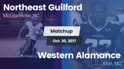 Matchup: Northeast Guilford vs. Western Alamance  2017