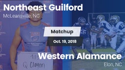 Matchup: Northeast Guilford vs. Western Alamance  2018