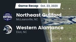 Recap: Northeast Guilford  vs. Western Alamance  2020