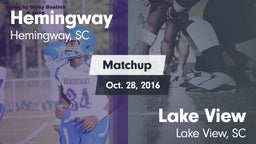 Matchup: Hemingway vs. Lake View  2016