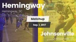 Matchup: Hemingway vs. Johnsonville  2017