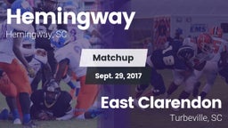 Matchup: Hemingway vs. East Clarendon  2017