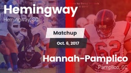 Matchup: Hemingway vs. Hannah-Pamplico  2017