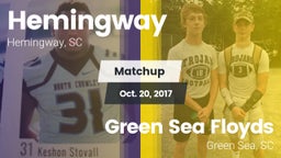 Matchup: Hemingway vs. Green Sea Floyds  2017