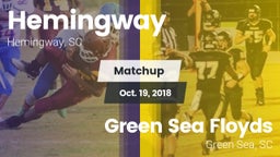 Matchup: Hemingway vs. Green Sea Floyds  2018
