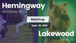 Matchup: Hemingway vs. Lakewood  2019