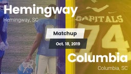 Matchup: Hemingway vs. Columbia  2019