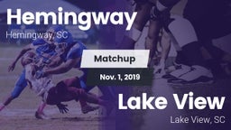 Matchup: Hemingway vs. Lake View  2019