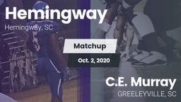 Matchup: Hemingway vs. C.E. Murray 2020