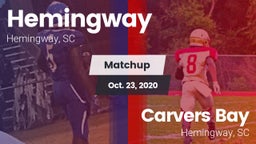 Matchup: Hemingway vs. Carvers Bay  2020